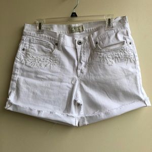 Lucky Brand Cuffed Roll Up Jean Shorts